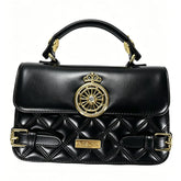 Sac bandoulière ASKSA – Sac à main tendance à large sangle et accents dorés