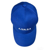 Casquette de Baseball en Coton Brodé ASKSA pour Femmes, Chapeau de Soleil à Visière Plate, Convient aux Tours de Tête de 54 à 58 CM