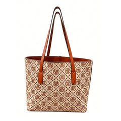 ASKSA women's retro large-capacity handbag can fit a 14-inch notebook