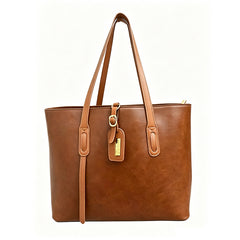 ASKSA Damen Vintage Tote Bag für 15-Zoll-Laptops – Großes Fassungsvermögen