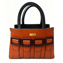 ASKSA Women's Fashion Vintage Handbag 3-Piece Set Mother-and-Child Bags