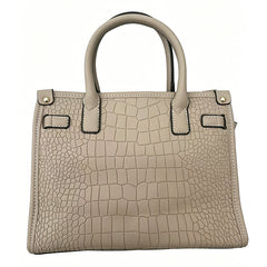 ASKSA Solid-Color Stone-Grain Mother-Daughter Handbag Set
