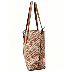 ASKSA women's retro large-capacity handbag can fit a 14-inch notebook