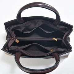 ASKSA Women's Fashion Vintage Handbag 3-Piece Set Mother-and-Child Bags