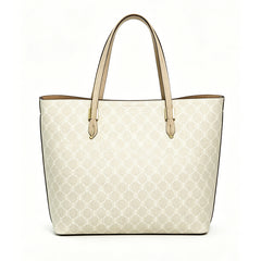 Luxury-Style Printed Leather Tote Bag – Versatile Women's Shoulder Bag for Office Shopping and Travel