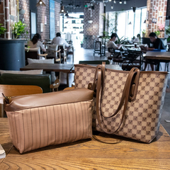 ASKSA Damen-Vintage-Schultertasche, Crossbody-Bag und Handtasche mit großem Fassungsvermögen – passend für 13-Zoll-Laptops