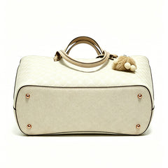 Luxury-Style Printed Leather Tote Bag – Versatile Women's Shoulder Bag for Office Shopping and Travel