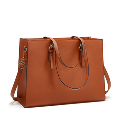 ASKSA Simple & Stylish Women's Shoulder Bag – Large Capacity 15.6-inch Laptop Bag